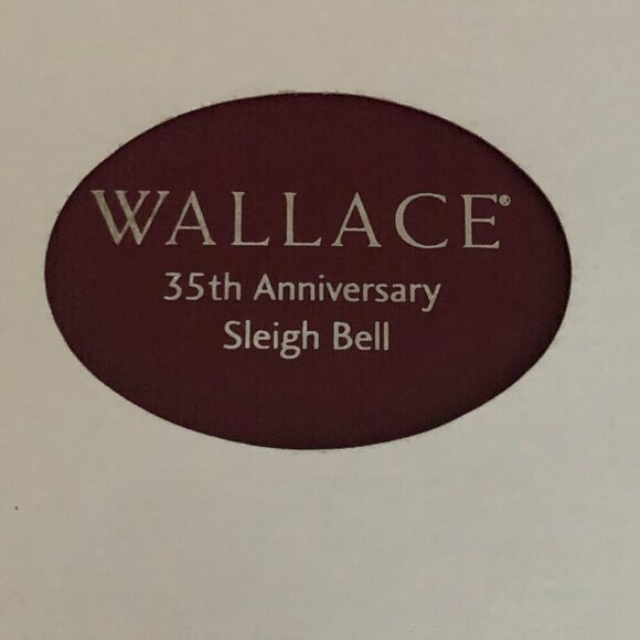 Wallace Silversmiths 2005 Silver Sleigh Bell - 35th Anniversary Edition - Picture 10 of 13